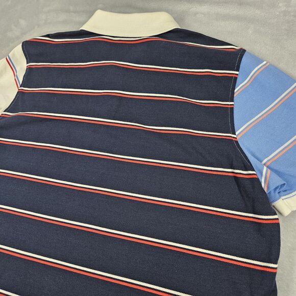 Brooks Brothers Shirt Mens XXL Performance Polo Slim Fit Striped Preppy Golf - Picture 9 of 11